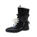 2025 New Versatile Casual Height-Increasing Martin For Women, British Style Round-Toe Lace-Up Sports Ankle Boots_vogvips.com