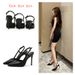 New Sexy Ins Style Shoes Thin Heel Shallow Mouth Pointed Korean Fashion High Heels Closed Toe Backless Nightclub Women's_vogvips.com