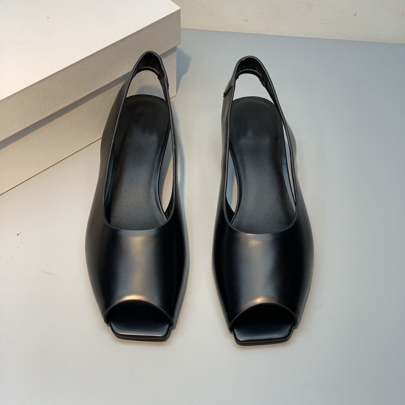 2025 New Cat Heel Single Shoes For Women Genuine Leather Niche Design Open Peep Toe High Heels French Style Elegant_vogvips.com