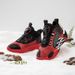 Kids' shoes Plus Velvet Chinese Red Winter Boys Basketball Shoes Warm Sports Shoes Two Cotton Children's Shoes_vogvips.com