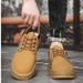 Men's Work Boots Slip-Resistant Durable Casual Shoes For Outdoor Hiking Construction With Rubber Sole Work Wear Labor Protection Shoes_vogvips.com