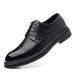 Leather shoes for men summer hollow business formal men casual height sandals wedding shoes for groom_vogvips.com
