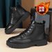 Winter Fleece-Lined High-Top Martin Boots For Men, Trendy Versatile Thick-Soled, Extra-Thick Warm Cotton Shoes, Short Bo_vogvips.com