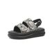 2024 Summer New Chinese Sandals Women Wear Thick Soled Buckle Roman Sandals Hipster Women_vogvips.com