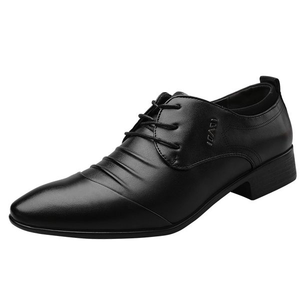 2024 New Large Summer Leather Men's Business White Versatile Wedding Shoes_vogvips.com