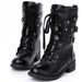 Women's Short Single British Style Shoes 2024 New Spring Autumn Summer Thin Thick Sole Motorcycle Martin Boots Ins Trend_vogvips.com