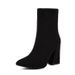 New Korean Style Chunky Short For Women Spring Autumn Single High Heel British Fashion Casual Boots Trendy_vogvips.com