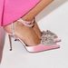 Women's Heart Heels & Sunflower Bag Set – Crystal-Embellished Sandals With Beaded Evening Clutch (Gala Glam Combo)_vogvips.com