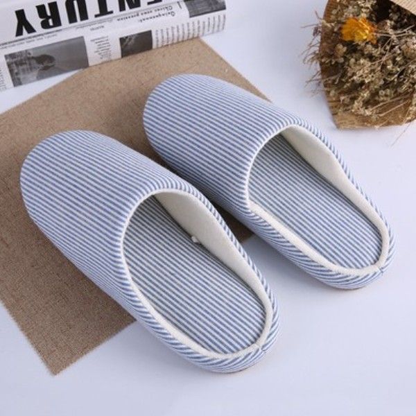 Japanese Silent Cloth Bottom Slippers Large Size For Men And Women Soft And Non-slip Confinement Home Thermal Cotton Shoes Thermal Cotton Slippers_vogvips.com