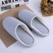 Japanese Silent Cloth Bottom Slippers Large Size For Men And Women Soft And Non-slip Confinement Home Thermal Cotton Shoes Thermal Cotton Slippers_vogvips.com