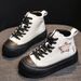 Autumn New Thick Soled High Top Big Head Star Board For Women's Instagram Trendy Versatile And Small Design Sense_vogvips.com
