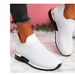 2025 New Socks And Elastic Cloth, Large Size Shoes, Women's Shoes_vogvips.com