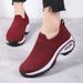 Women's Casual Versatile Summer Air Cushion Running Shoes Breathable Slip-On Sneakers Wholesale_vogvips.com
