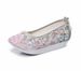Deng Yun Hanfu Single Shoes/Cotton Fashion, Ancient Costume, Ming Dynasty Embroidered Cloth Shoes, Upright Headed Shoes_vogvips.com