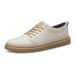 Casual Round Head Lace-up Board Shoes Men's Low-top Breathable Sports Hand-scratched Little White Men's Shoes_vogvips.com