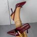 Women's High Heels Patent Leather Stiletto Open Back Buckle Design Closed Toe Sexy Style Autumn New Fashion_vogvips.com