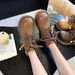 2025 Platform Martin For Women 2025 Autumn New Fashion Versatile Petite Non-Slip British Style Ugly Cute Yellow Boots_vogvips.com