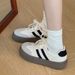 Versatile German Training For Women 2025 Spring/Summer New Thick-Soled Height-Increasing White Sneakers Classic Sports_vogvips.com