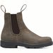 HPIOPL Women's Chelsea Boots - Breathable PU Upper, Comfortable EVA Insole, Round Toe, Low Heel, Casual & Stylish For All Seasons (Black/Grey/Brown)_vogvips.com