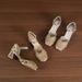 French Rhinestone Pearl Hollow Sandals For Summer Fairy Style High-End Chunky Heel One-Strap Single Shoes Women Mid-High_vogvips.com
