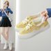 Little White Shoes Female And Female Students Leisure Sports Versatile Board Shoes Transparent Network_vogvips.com