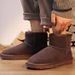 Men's Genuine Leather Winter Snow Boots With Fleece Lining, Non-Slip Rubber Sole For Outdoor & Cold Weather_vogvips.com