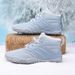 Popular Five Finger Men's Cotton Shoes With Plush Snow Boots, High Top Cotton Boots, Thick Soled Northeast Snow Boots, Five Finger Shoes_vogvips.com