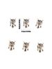 6 Gothic Owls - DIY Home Decor And Craft Accessories, Shoe DIY Decorations, Cute Y2K Footwear Accessories, Perfect For Spring/Summer And Halloween_vogvips.com