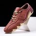New 2024 Fashion Handmade Leather Casual Men Shoes Design Fall Sneakers Man Loafers Breathable Soft Flat Shoes Driving Shoes_vogvips.com