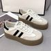 Women's Chunky Sneakers Retro Platform Shoes Breathable Mesh Lace-Up Casual Fashion White & Black Trainer Shoes For Women_vogvips.com