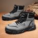 Men's Workwear For Winter , New Construction Site Work Shoes, Anti Slip And Wear-Resistant High Top Martin Boots,_vogvips.com