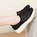 Platform Sneakers Ladies Breathable Mesh Woman Walk Spring Flats Footwear Walking Shoes For Women Zapatos De Mujer_vogvips.com