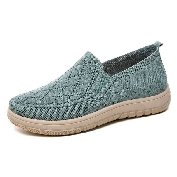 Classic Slip-On Comfort Flats For Women, Breathable Soft Sole Casual Ballet Shoes_vogvips.com