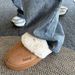 keke Thickened Fleece Cotton Women, Non-Slip, Warm, Outdoor And Indoor Home Slippers For Winter_vogvips.com