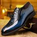 New Business Formal Derby Genuine Leather Brogue High-end Men's Fashion British Wedding Shoes Trendy_vogvips.com