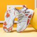 Kids' shoes leather boys basketball shoes spring and autumn children's rotating button single shoes campus sports shoes_vogvips.com