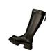 Z2023 Autumn Winter New Large Tube Plus Size Women, Thick Sole Brown Over-the-Knee Riding Boots For Petite Women_vogvips.com