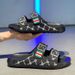 One Character Mop Men's High-end Wear, Home And Outdoor Fashion, Korean Version For Indoor Slippers_vogvips.com