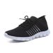Foreign Trade Large Size Shallow Mouth Thick Spring And Autumn New Women's Breathable Fly Knit Soft Sole Comfortable_vogvips.com