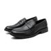 Euro Step Plus Size New Loafers Fashion Men's Slip-On Casual Trendy One-Push Lazy Leather Shoes_vogvips.com