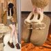 Sponge Cake Thick Sole Height Increasing All Inclusive Hairy Boken Shoes For Women In Winter With Plush Snow Boots_vogvips.com