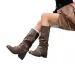 Womens Over Knee Long Round Toe Western Knight Boots Thick Heel Autumn Winter Style Polyurethane Rubber Material 251126_vogvips.com