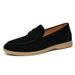 Doudou Men's Suede Leather Soft Soles, One Foot Lazy Casual Summer Versatile Fashion Shoes, 8225-R_vogvips.com