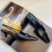 Baotou Sandals Women's 2025 Summer New Style Horseneck Buckle Strap Black High Heels_vogvips.com