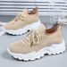 Women's Casual Shoes Breathable Mesh Shoes Platform Heightening Shoes Classic Women's Shoes Comfortable Single Shoes_vogvips.com