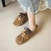 Weiwei Girl 3086-8 For Women 2025 New Retro Casual German Training British Style Flat Single Shoes_vogvips.com