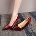 Professional Work Women's Shoes Thin Heel Soft Leather Spring And Autumn Commuting Flats Comfortable For Long Standing_vogvips.com