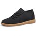 Explosive Lying Woven Shoes Sports And Leisure Board Shoes Non-slip Bee Tendon Invisible Inner Height Increase Lying Woven Small White Men's Shoes_vogvips.com