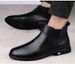 Men's Head Casual Men's Leather Boots Sleeve Breathable Martin Boots Flat Heel Leather Boots Men's Shoes_vogvips.com
