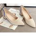 Princess Single Shoes Cross-Border Trade Leopard Print Fly Weave Pointed Toe Chunky Heel Shallow Mouth Mid-Heel Woven_vogvips.com